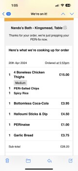 Nando's Bath - Kingsmead, James Street West, Bath, UK photo #1