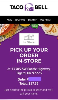 Taco Bell, Southwest Pacific Highway, Tigard, OR, USA photo #1