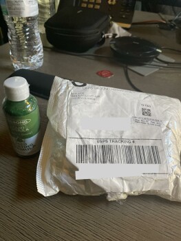 Received fraudulent shipment photo #1