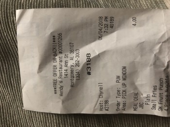 Wendy's, Ann Street, Montgomery, AL, USA photo #1