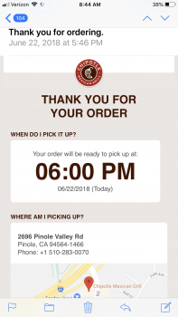Chipotle Mexican Grill, Pinole Valley Road, Pinole, CA, USA photo #1