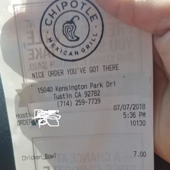 Chipotle Mexican Grill, Kensington Park Drive, Tustin, CA 92780, USA photo #1