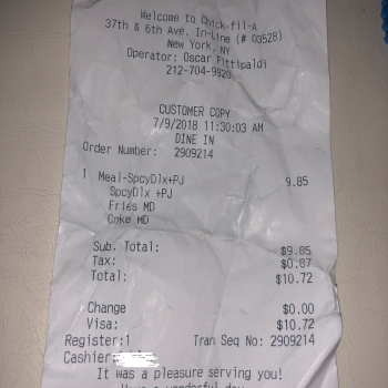 Chick-fil-A, 6th Avenue, New York, NY, USA foto #1