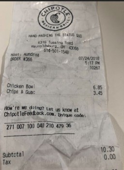 Chipotle Mexican Grill, Tussing Road, Columbus, Ohio, USA photo #1