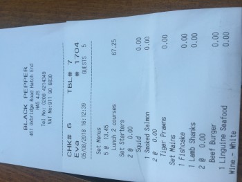 Black Pepper Restaurant, Uxbridge Road, Pinner HA5 4JS, UK photo #1