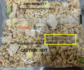Food Recall Ajinomoto and Trader Joe's Chicken Fried Rice products recalled due to Foreign Matter Contamination... photo #13