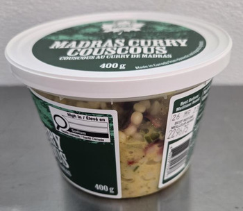 Food Recall Arbutus Foods Madras Curry Couscous recalled due to Undeclared Allergen Arbutus Foods is recalling M... photo #3