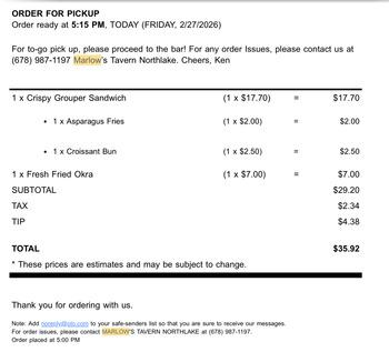 Marlow's Tavern, Lavista Road, Tucker, GA, USA 照片 #1