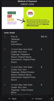 Consumer Review - Food Safety Papa Johns Pizza, South 8th Street, Council Bluffs, IA, USA Total of 8 people got sick at the same t... photo #1