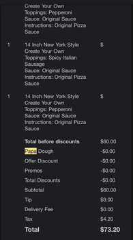 Consumer Review - Food Safety Papa Johns Pizza, South 8th Street, Council Bluffs, IA, USA Total of 8 people got sick at the same t... photo #2