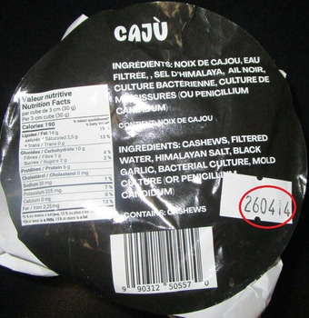 Reclame de Alimentos Cajù Camembert Style and Black Garlic Camembert Style recalled due to E. Coli Les produits Cajù inc.... foto #1