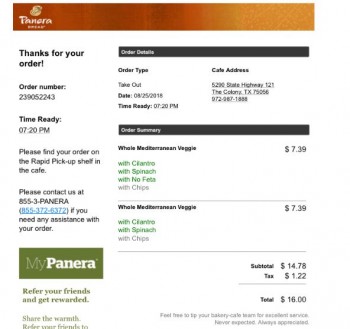 Panera Bread, 5290 Texas 121, The Colony, TX 75056, USA photo #1