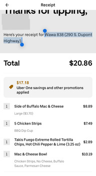 消费者评论 - 食品安全 Wawa, South Dupont Highway, Dover, DE, USA Me and my brother got food poisoning from the wawa mac an... 照片 #2