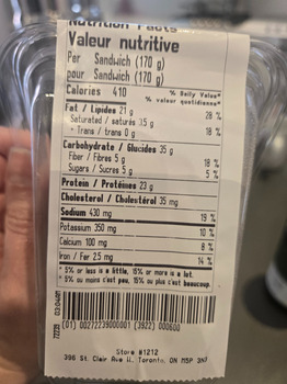 Consumer Review - Food Safety Loblaw Toronto St. Clair W, Saint Clair Avenue West, Toronto, ON, Canada Bought a ready made Tuna sa... photo #2