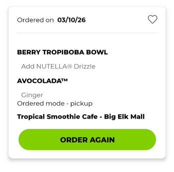 Tropical Smoothie Cafe, Elkton, Big Elk Mall, Elkton, MD, USA photo #1