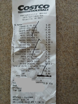 Consumer Review - Food Safety Costco Wholesale, Twin Lakes Avenue, Marysville, WA, USA Yesterday March 11 around 4:00 I bought a T... photo #1