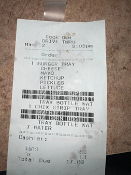 Consumer Review - Food Safety Cook Out, Patton Avenue, Asheville, NC, USA My friend and I received burnt plastic containers. Felt... photo #3