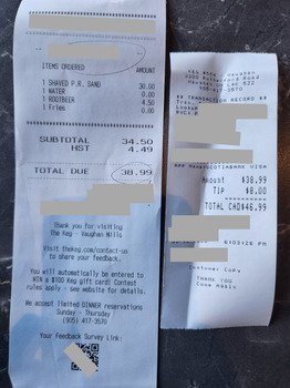 Verbraucherbewertung – Lebensmittelsicherheit The Keg Steakhouse + Bar - Yonge + Eglinton, Yonge Street, Toronto, ON, Canada I ate the prime rib s... Foto #2