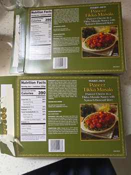 Consumer Review - Food Safety Trader Joe's, Colorado Boulevard, Eagle Rock, CA, USA My daughter ate paneer tikka masala last night... photo #2