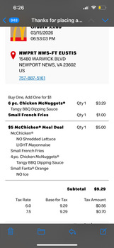 McDonald's, Warwick Boulevard, Newport News, VA, USA foto #1