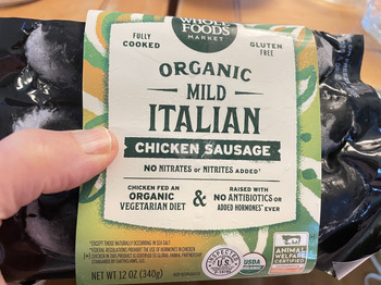 Avis du consommateur - Sécurité alimentaire Whole Foods Market, Los Gatos Boulevard, Los Gatos, CA, USA I bought Whole Foods Organic Mild Italia... photo #3