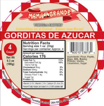 Reclame de Alimentos Mama Grande Gorditas de Azucar and Doraditas de Azucar recalled due to Undeclared Allergens Mama Gra... foto #1