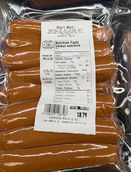 Food Recall Long and Short Nakki recalled due to Undeclared Allergen European Meats & Deli is recalling Long and... Foto #2