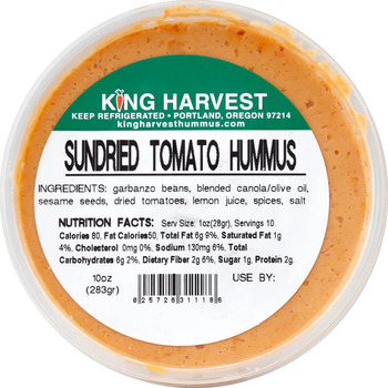 Reclame de Alimentos King Harvest Hummus Products recalled due to Foreign Matter Pacific Coast Fresh CO has initiated a v... foto #3