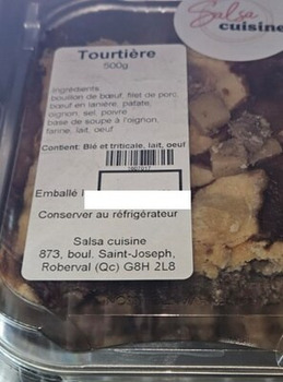 Rappel d'aliments Salsa le Marché Various Salsa Food Products recalled due to Undeclared Allergen Salsa le Marché is r... photo #1