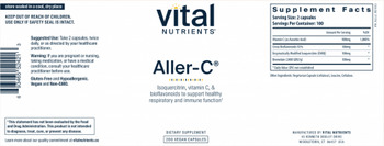 Recalls Blueroot Health Aller-C Dietary Supplement recalled due to Undeclared Allergens Blueroot Health is v... photo #1