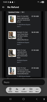 Consumer Safety Report I was sent a ring instead of western wear I ordered western wear and received a ring instead. The ri... photo #1