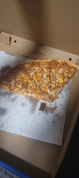 Consumer Review - Food Safety Pizza 73, 16 Avenue, Cold Lake, AB, Canada Ate it now I'm only seeming to really throw up the sausag... photo #2