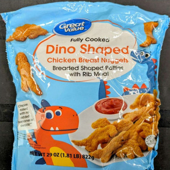 نذكر الطعام Great Value Dino Shaped Chicken Breast Nuggets recalled due to Elevated Lead Levels Dorada Foods has... صورة فوتوغرافية #1