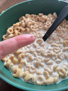 Consumer Review - Food Safety Hannaford, South Main Street, Rutland, VT, USA There was a metal shavings in my Honey Nut Cheerios b... photo #1