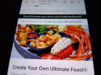 Consumer Review - Food Safety Red Lobster, Coldwater Road, Fort Wayne, IN, USA My wife and I both ordered lobster tails, crab legs... photo #2