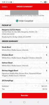 Consumer Review - Food Safety WaBa Grill, Main Street, Hesperia, CA, USA On Friday, April 10th, I ordered the grilled shrimp with... photo #3