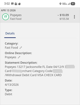 Popeyes Louisiana Kitchen, Merrill Road, Jacksonville, FL, USA photo #1