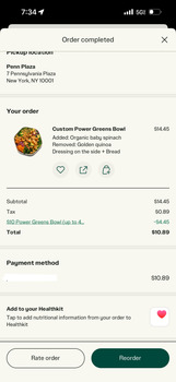 sweetgreen - Healthy Salads, Bowls and Plates, Pennsylvania Plaza, New York, NY, USA foto #1