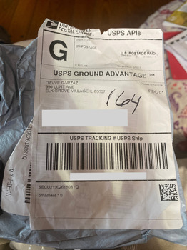 Consumer Safety Report Unknown pkg received Pkg has info: 3781812914-   At top of small pkg and at the bottom is: U2290283-... photo #2
