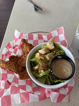 Consumer Review - Food Safety Sunsets Creekside Bar, Ronnie Boals Boulevard, Mount Pleasant, SC, USA I got chicken tenders and a s... photo #1