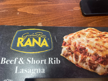 消费者评论 - 食品安全 Costco Wholesale, South Sossaman Road, Mesa, AZ, USA April 18, 2026 Rana beef and short rib lasagna... 照片 #1