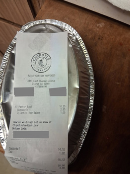 Chipotle Mexican Grill, East Chapman Avenue, Orange, California, USA foto #1
