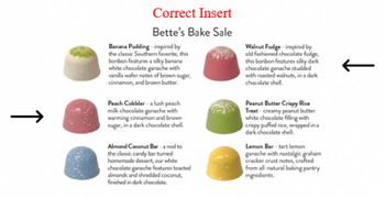 Food Recall French Broad Chocolate Bette's Bake Sale Bonbon Collection recalled due to Undeclared Allergens Fren... Foto #1
