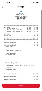 Consumer Review - Food Safety Flying J Travel Center, 16751 E 32nd Ave, Aurora, CO, USA Potato chips were expired i ate them  feel... photo #5