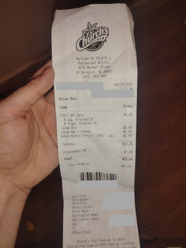 Church's Texas Chicken, 4205 Market Street, Wilmington, NC, USA photo #1
