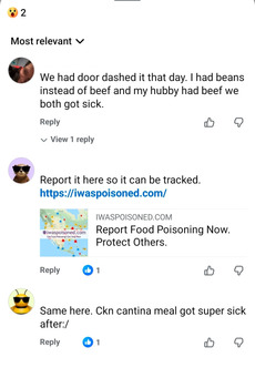 Consumer Review - Food Safety Taco Bell, Gull Road, Kalamazoo, MI, USA My teenage son had the cantina chicken burrito from Taco be... photo #2