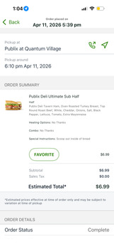 Consumer Review - Food Safety Publix Super Market at Quantum Village, East Gateway Boulevard, Boynton Beach, FL, USA I purchased a... photo #1