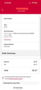 Consumer Review - Food Safety BJ's Wholesale Club, Lowes Way, Carmel, IN, USA My buddy and I both got severe food poisoning after... photo #2