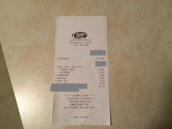 Raising Cane's Chicken Fingers, West White Oaks Drive, Springfield, IL, USA foto #1