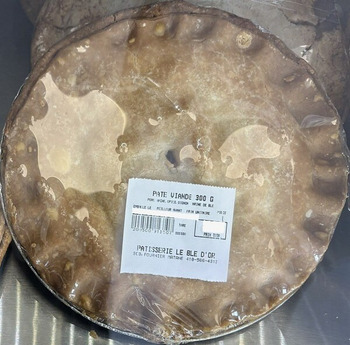 食品召回 Patisserie Le Ble D'Or Various Pâtés recalled due to Undeclared Allergens Le blé d'or, boulangerie e... 照片 #5